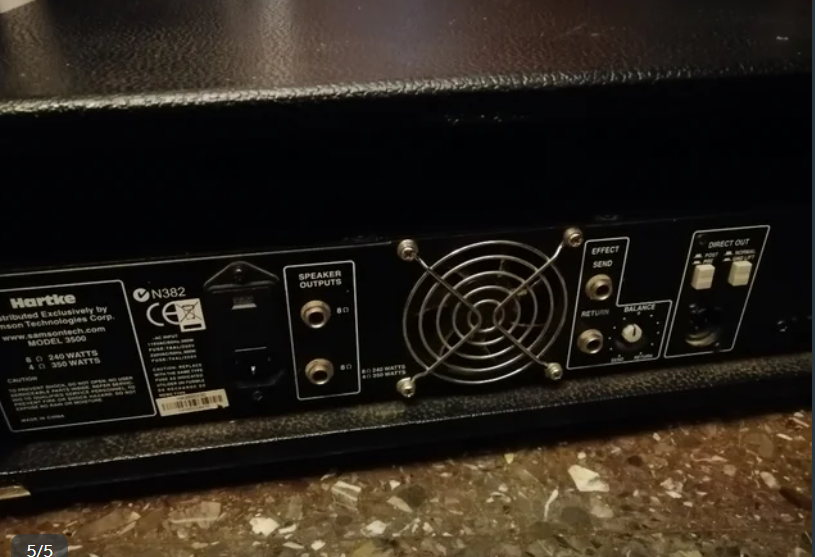 Hartke HA3500 de segunda mano · Foto 5 de 5 · Barcelona · 300 €