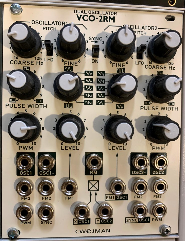 Cwejman VCO-2RM Dual Oscillator 2015 - White