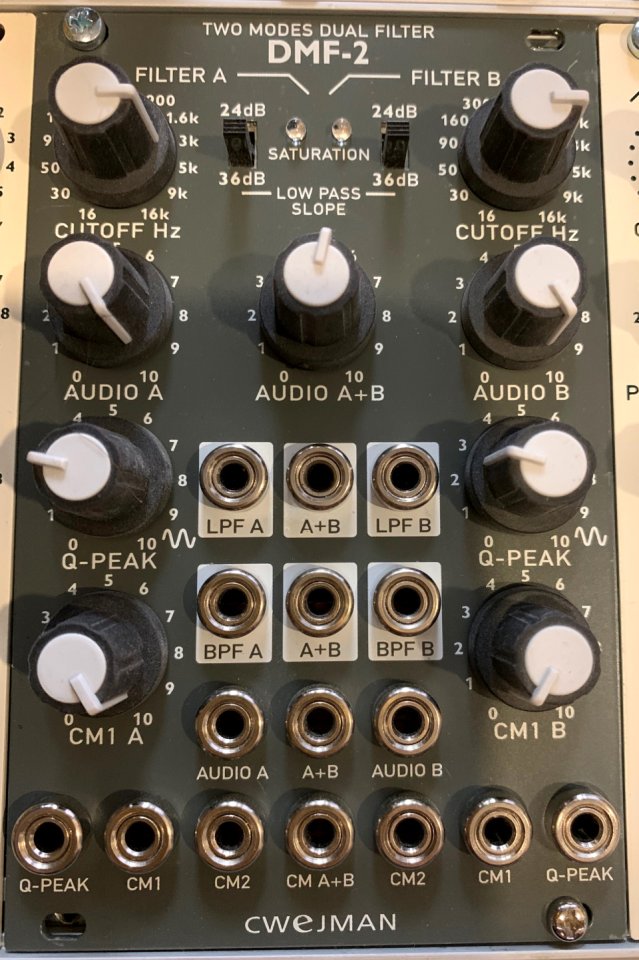 Filtro Estereo Eurorack CWEJMAN DMF-2