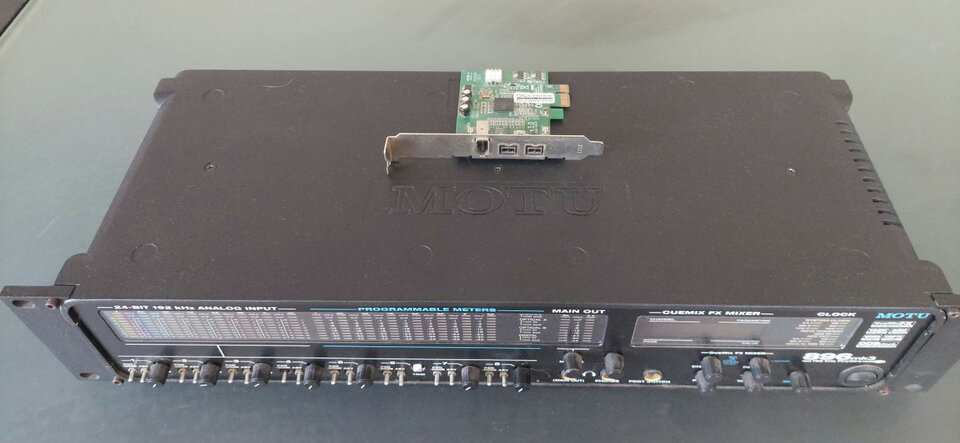 Motu 896 mk3 firewire+pci-e
