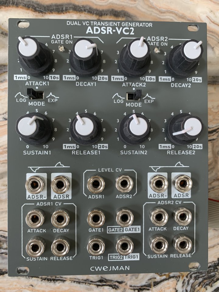 Cwejman ADSR-VC2 Dual VC Transient Generator 2015 - Black