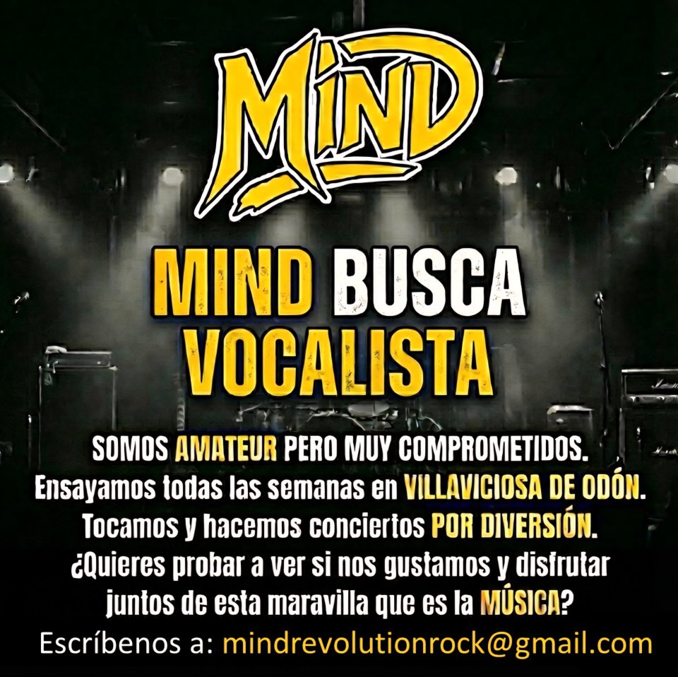 MIND busca vocalista (preferiblemente femenina)