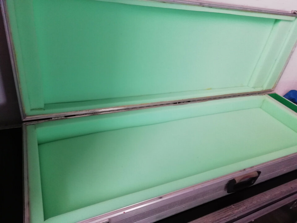 Flightcase para teclado.