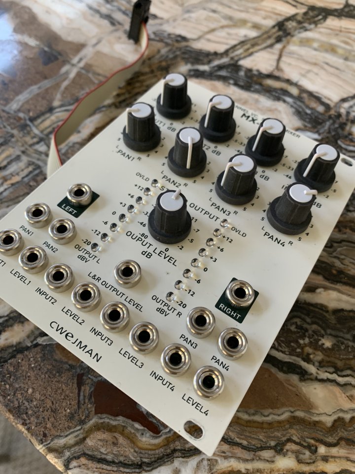 Cwejman MX-4S 4 Channel VC Stero Mixer 2015 - White