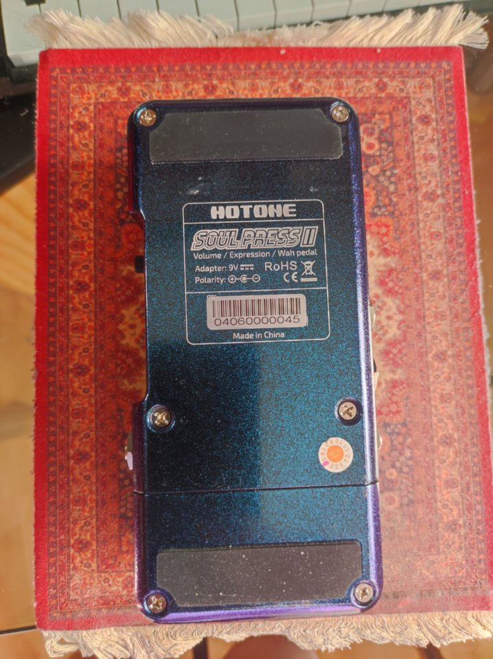 HOTONE Soul Press II Pedal Expresión Wah