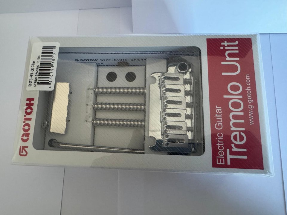 Tremolo Gotoh 510TS-FE1 - PRECINTADO DE FABRICA – Solo Venta, NO Cambios.