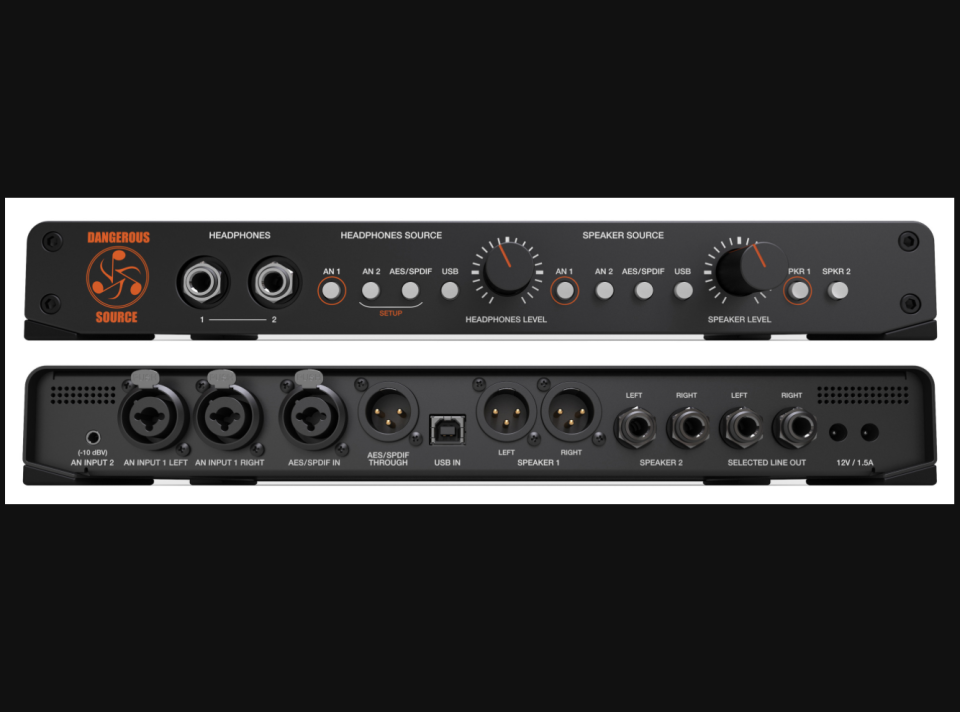 Dangerous Music Source - DAC controlador monitoring mastering
