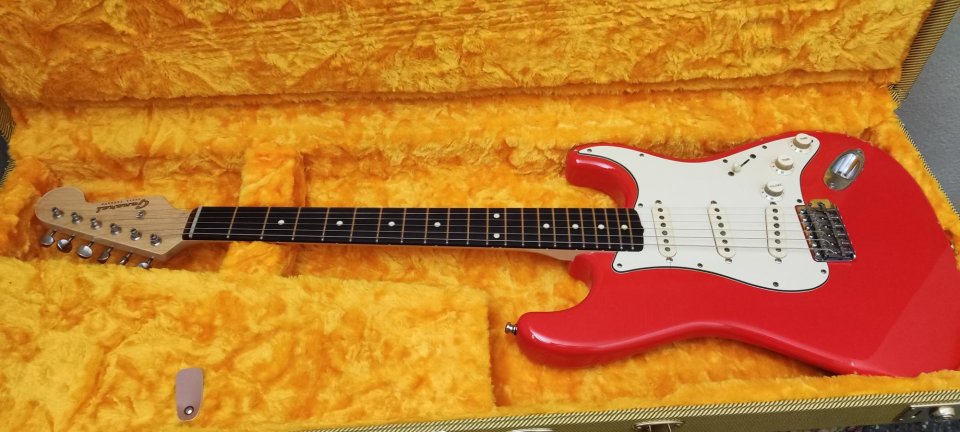 GVT 1962 Double cut Custom Fiesta Red ( 2023 )