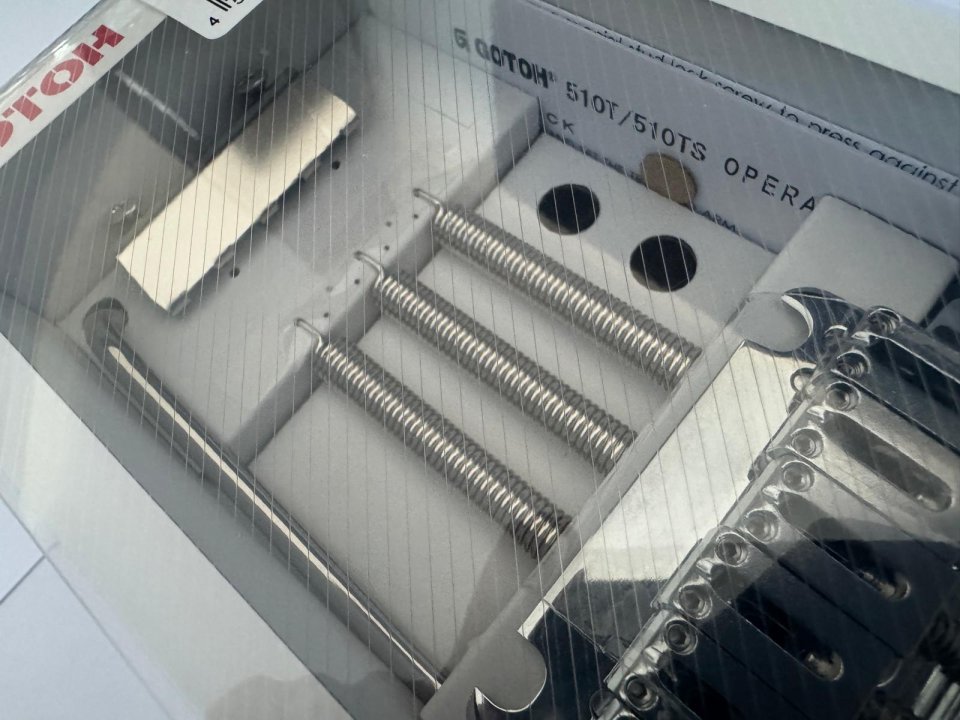 Tremolo Gotoh 510TS-FE1 - PRECINTADO DE FABRICA – Solo Venta, NO Cambios.