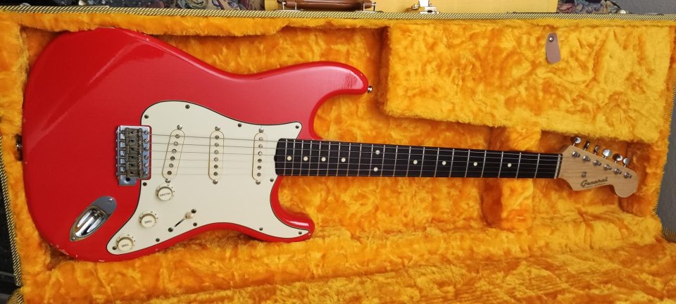 GVT 1962 Double cut Custom Fiesta Red ( 2023 )