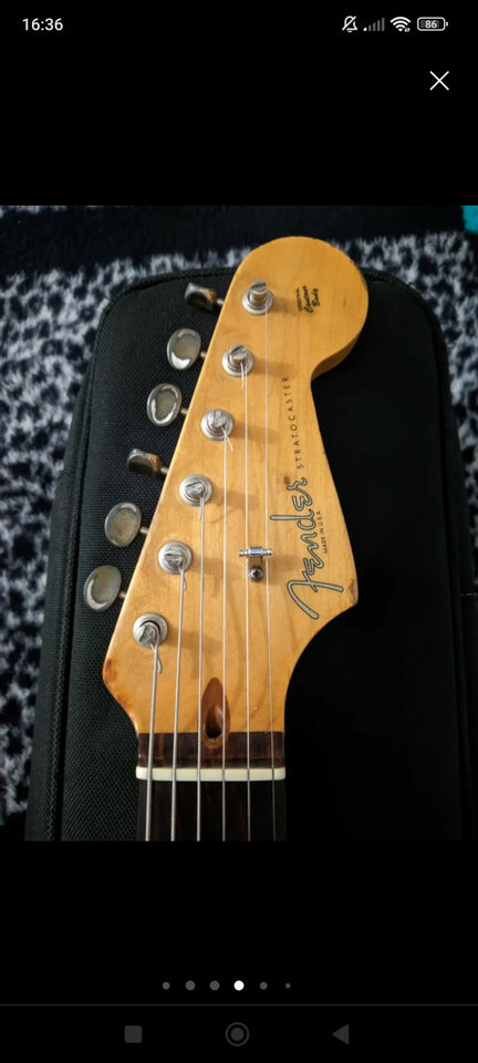 Vendo Fender Telecaster con mástil Stratocaster