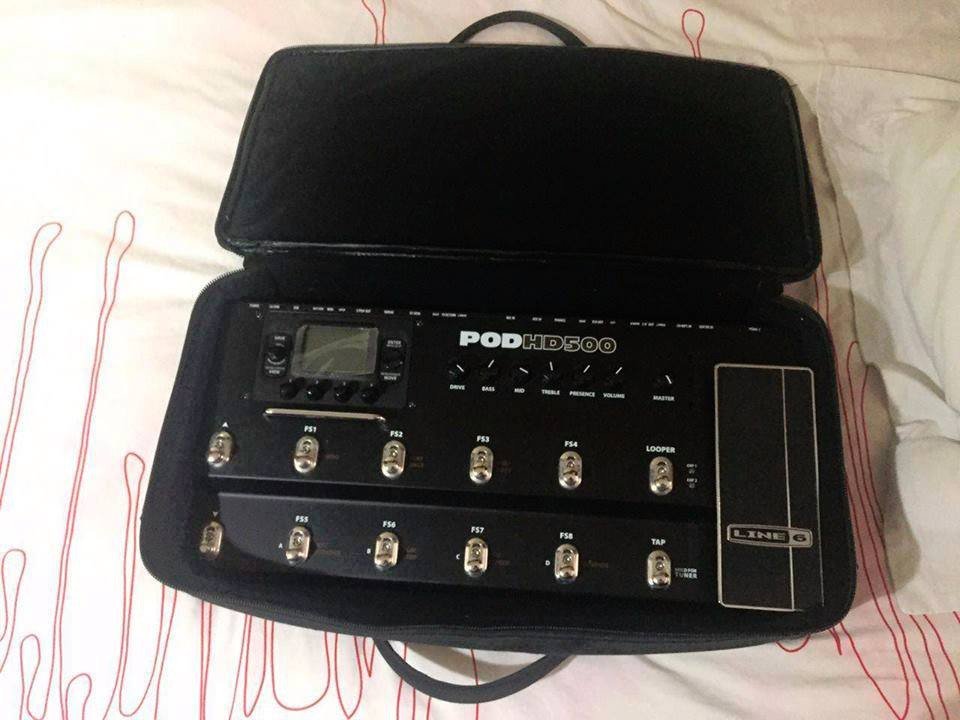 Line 6 POD HD500 + Funda Gator Cases + Power Supply nuevo de repuesto