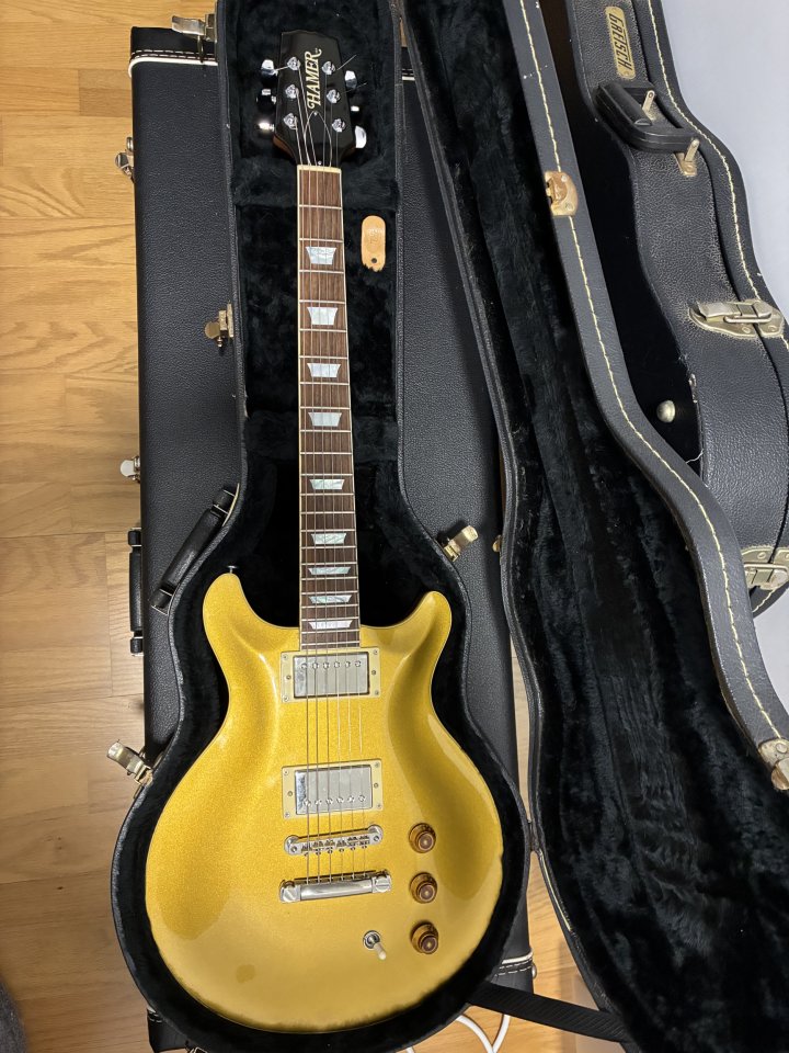 Hamer USA Studio Archtop Custom Gold Top 1996