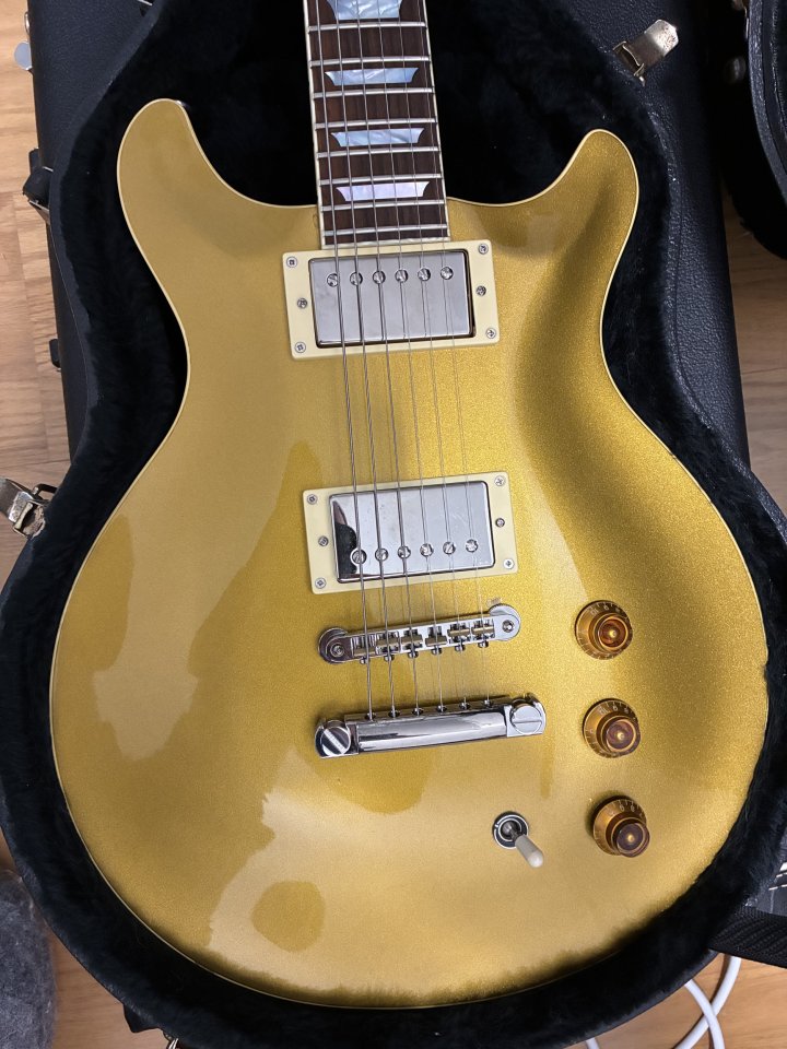 Hamer USA Studio Archtop Custom Gold Top 1996