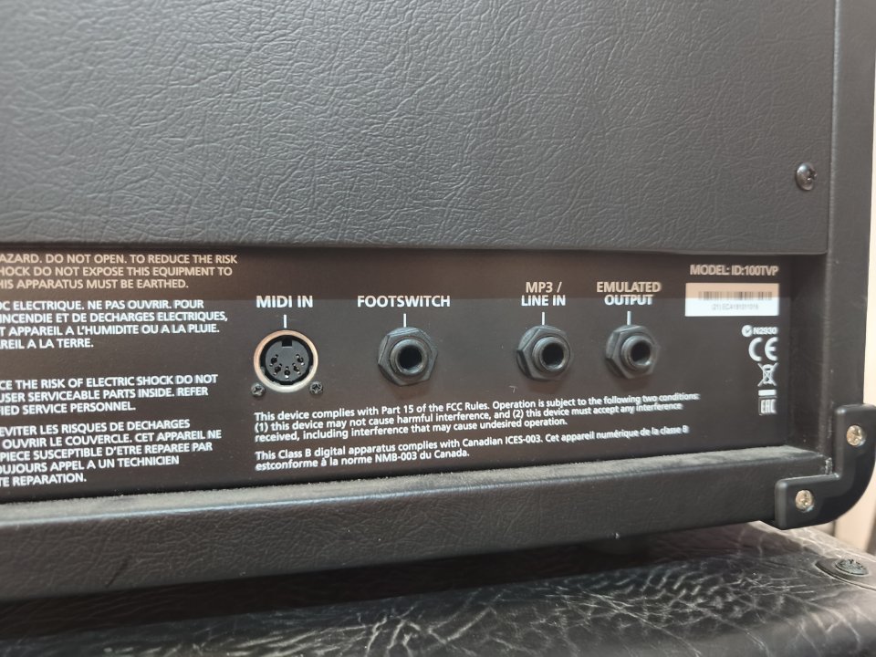 Cabezal Amplificador Blackstar ID:100 TVP 100W de segunda mano · Foto 7 de 8 · Guadalajara · 280 €