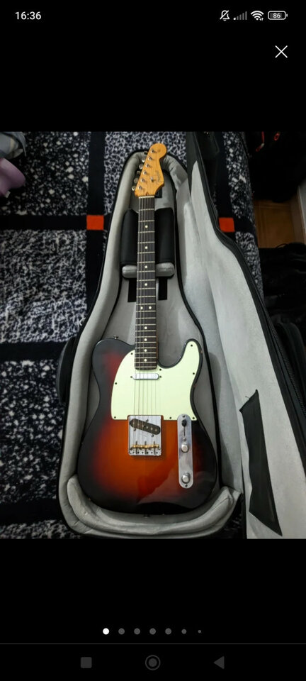 Vendo Fender Telecaster con mástil Stratocaster