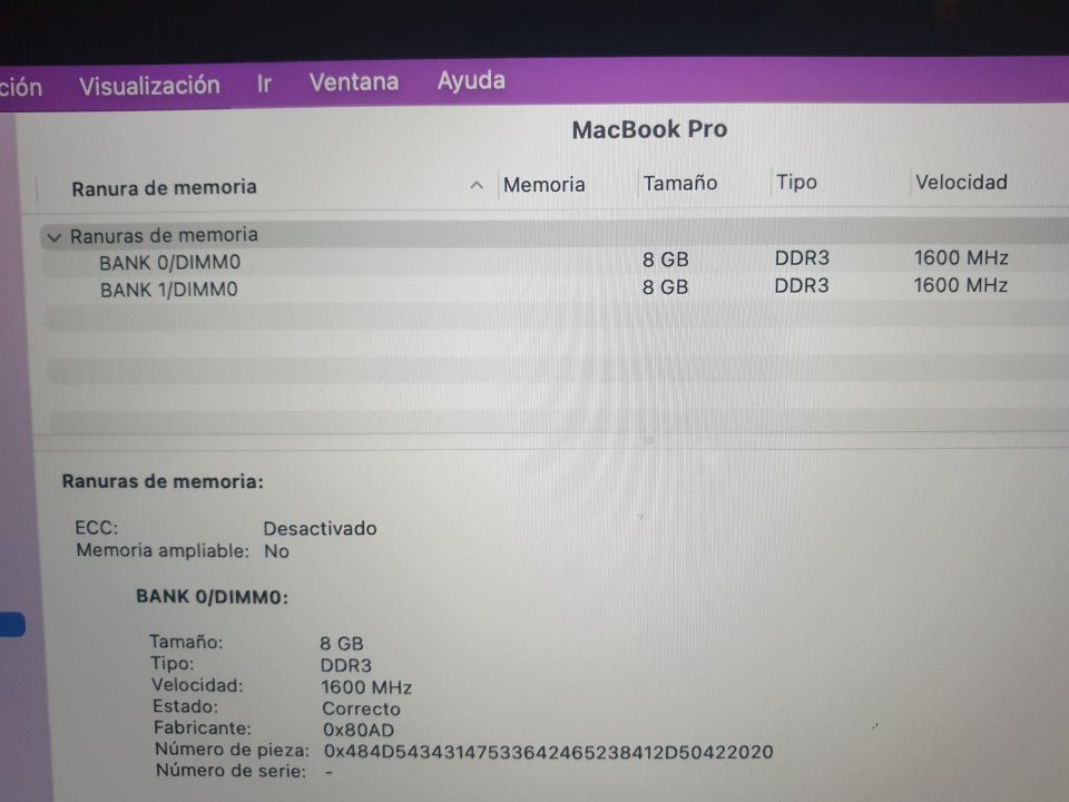 Macbook Pro 15 pulgadas de segunda mano · Foto 9 de 10 · Barcelona · 400 €