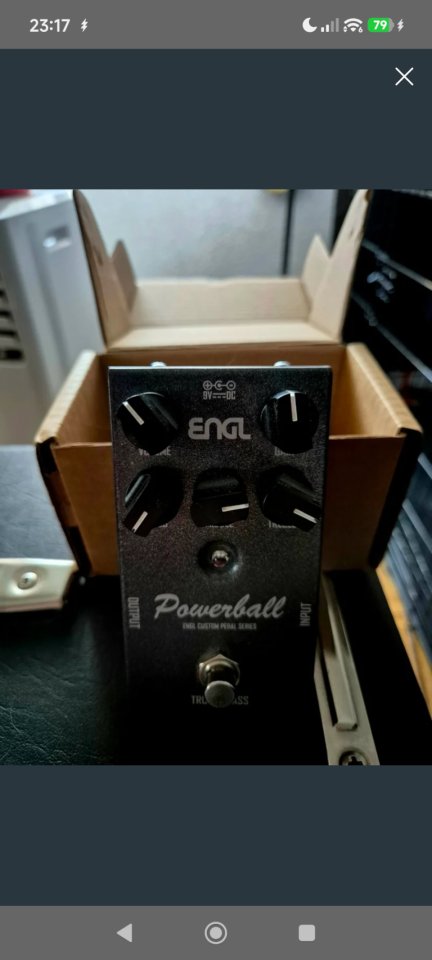 Pedal distorsión Engel Powerball de segunda mano · Ciudad Real · 160 €