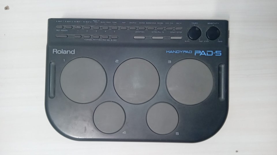 Roland HandyPad-5, pads MIDI