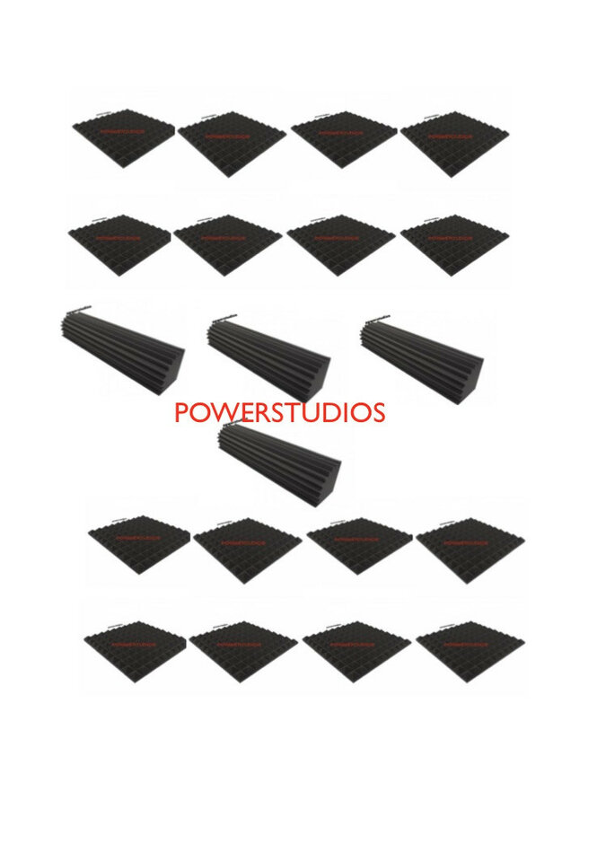 Kit promoción 16 paneles acústicos +4 trampas 100x20x20`nuevos en stock `envío incluido`
