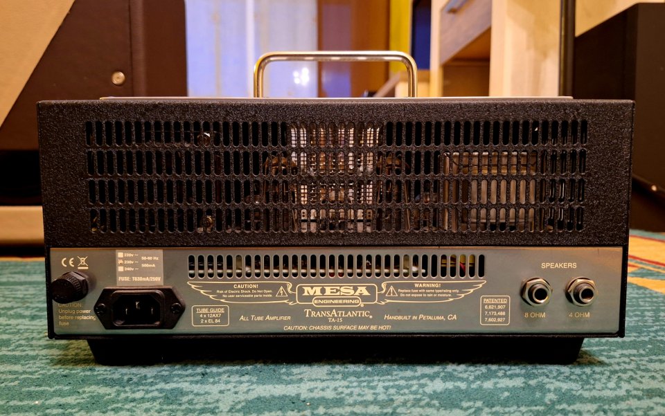 Cabezal Mesa Trasatlantic TA-15 + pantalla Tobermori Celestion Alnico Gold