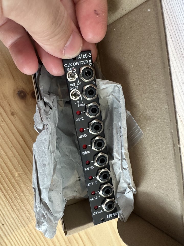 Doepfer A-160-2 Clock Divider (Eurorack) de segunda mano · Barcelona · 75 €