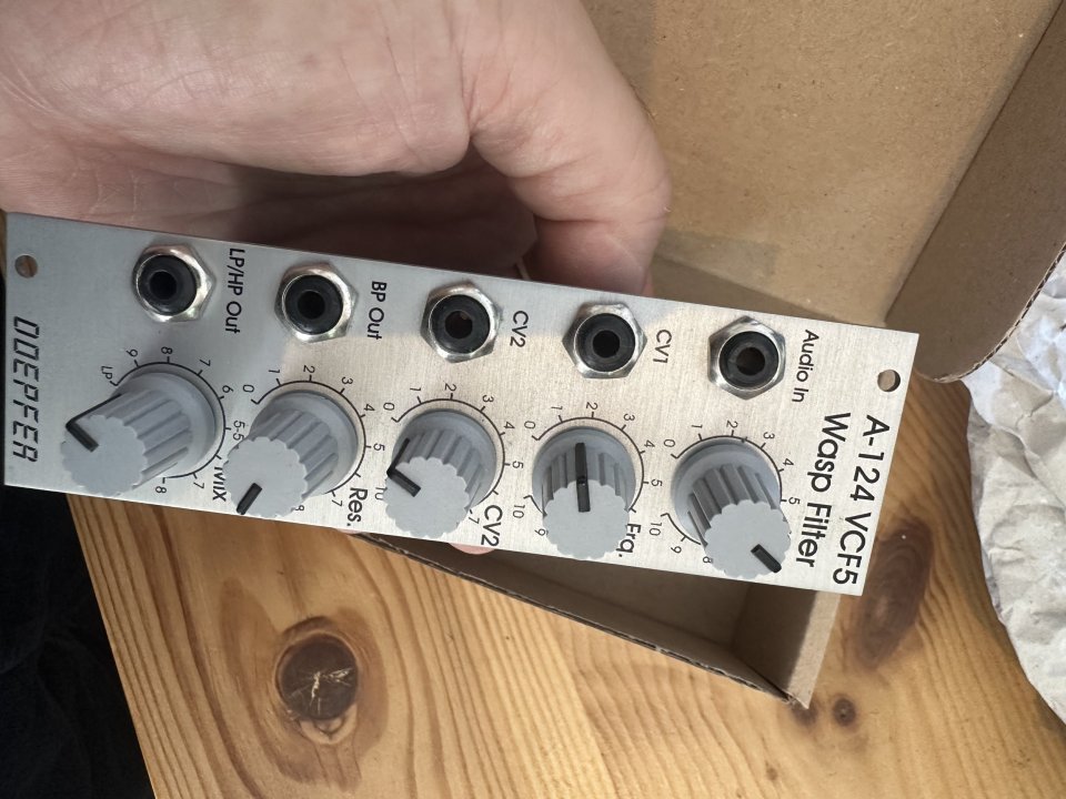 Doepfer A-124 Wasp Filter VCF5 (Eurorack) de segunda mano · Barcelona · 50 €
