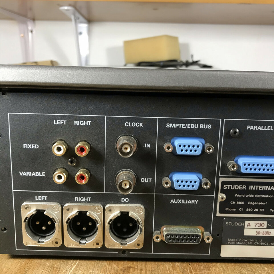 Studer A730 CD player