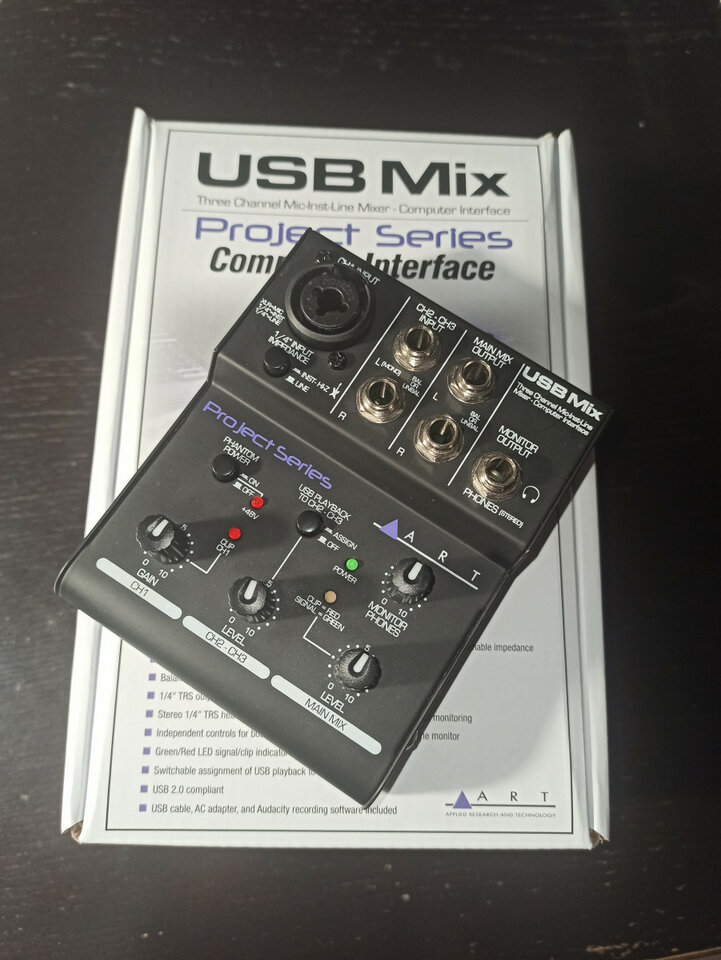 ART USB Mix Mezclador de formato compacto