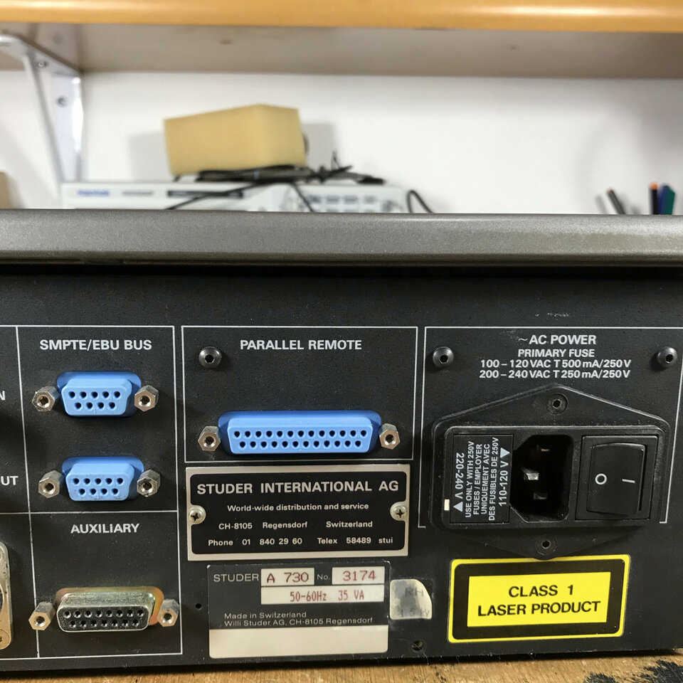 Studer A730 CD player