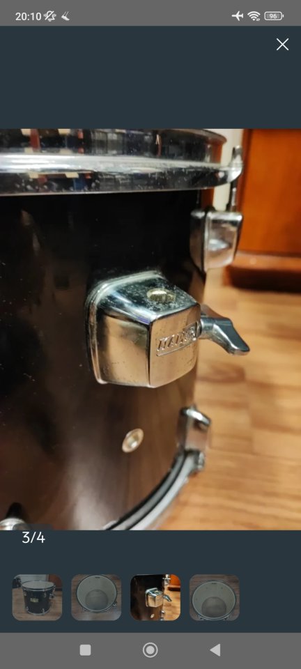 Tom 13 Mapex M color negro