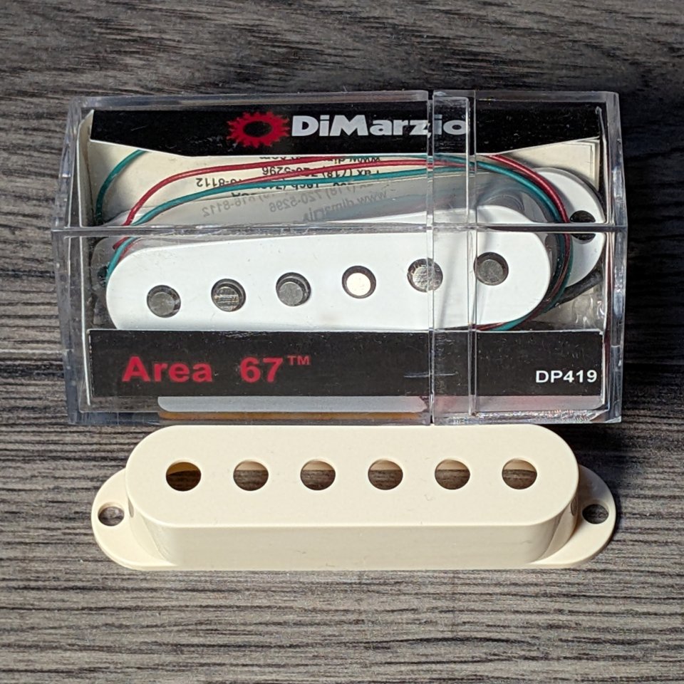 DiMarzio DP419W Area '67 Pastilla Single Coil Sin Hum de segunda mano · SC Tenerife · 62 €