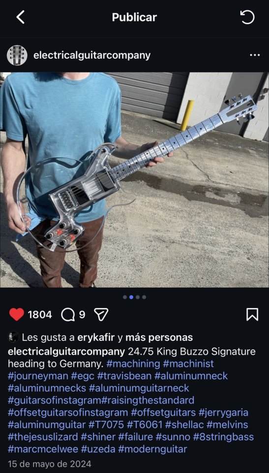 Electrical Guitar Company EGC Standard King Buzzo
