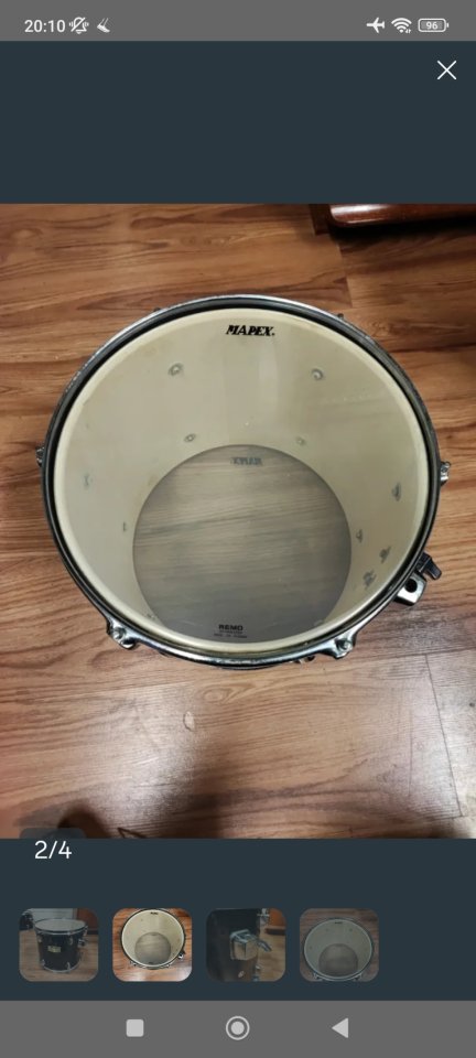 Tom 13 Mapex M color negro