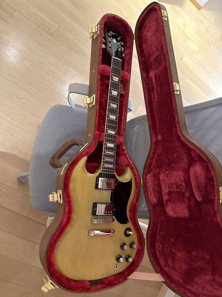Gibson SG 1961 TV Yellow. Reedición 2024.