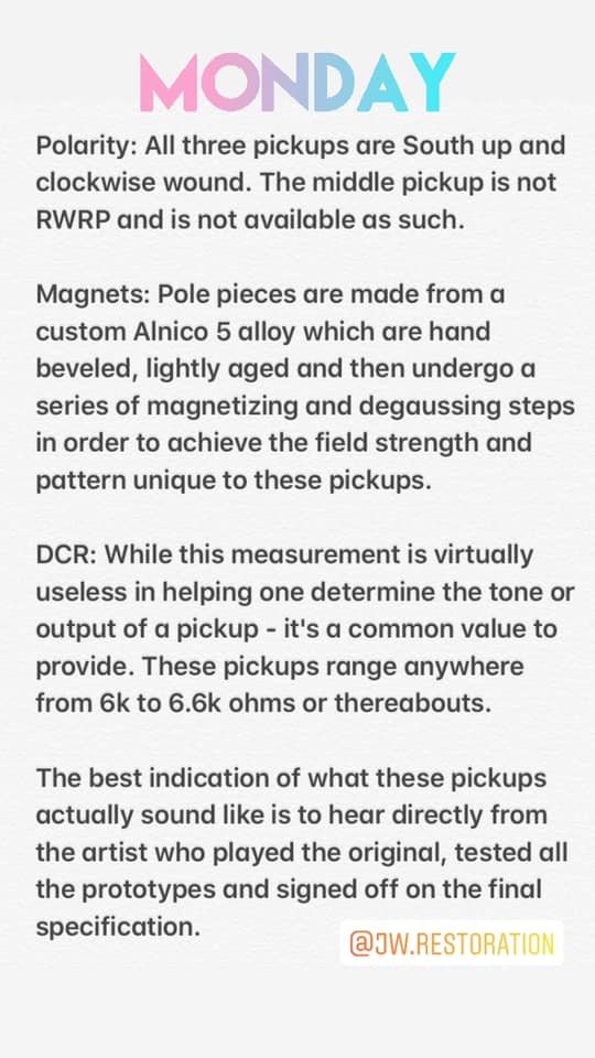 JW Restoration PS-1 Philip Sayce Edicion Limitada (Stratocaster)