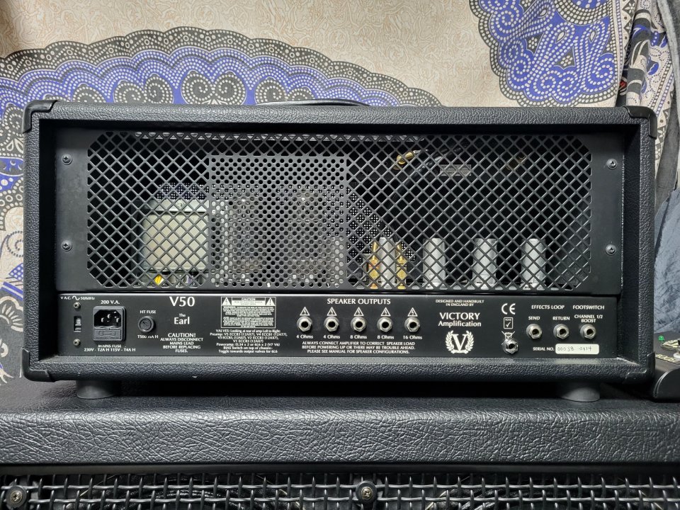 Victory V50 The Earl 50/15w Handwired Guitar Head