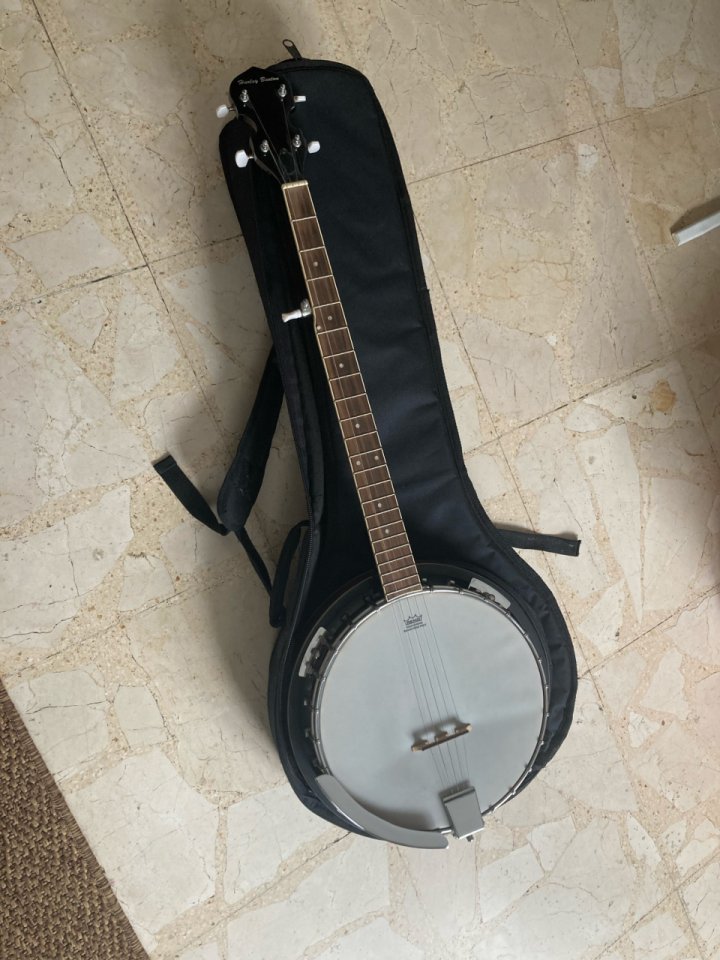 Banjo Harley Benton HBJ-25 con funda de segunda mano · Foto 1 de 3 · Madrid · 100 €