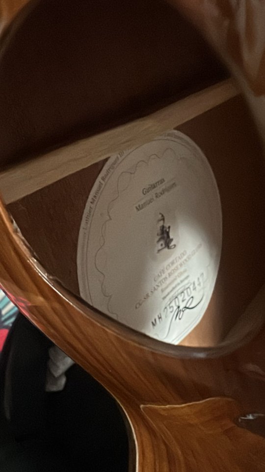 Manuel Rodriguez Electroacústica Café Cortado Cutaway