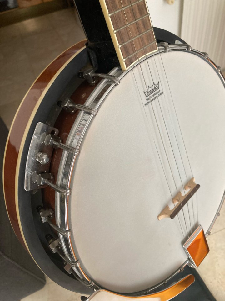 Banjo Harley Benton HBJ-25 con funda de segunda mano · Foto 2 de 3 · Madrid · 100 €