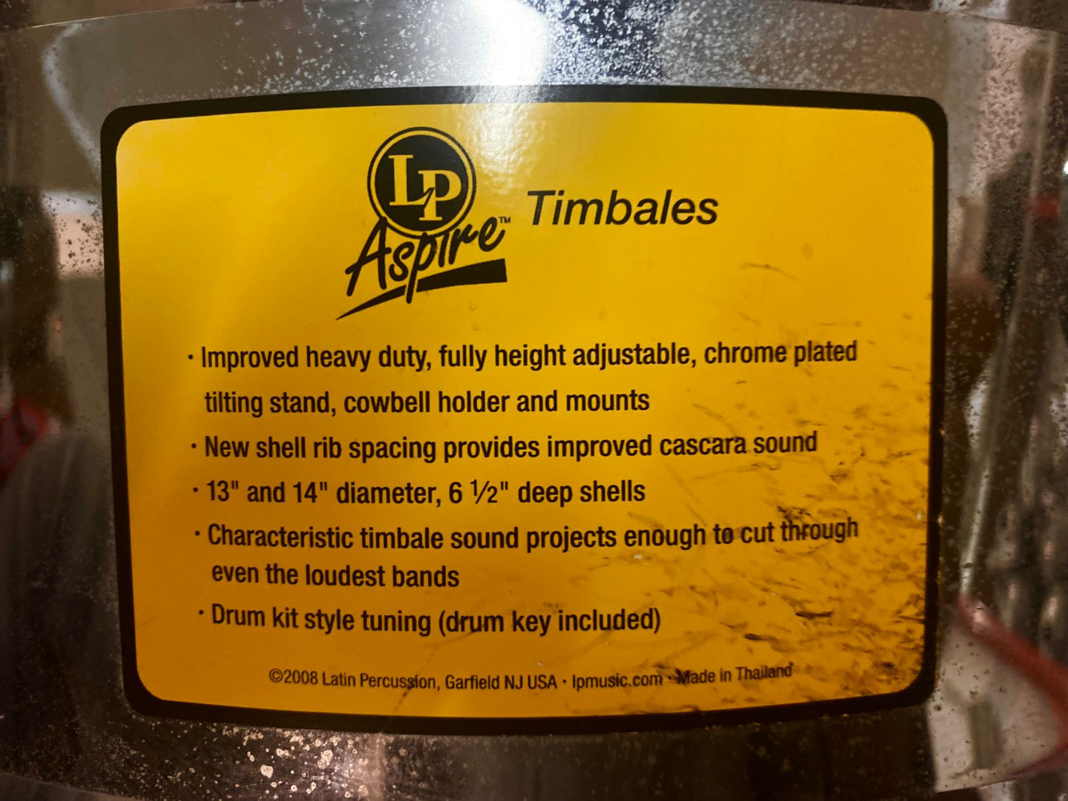 Timbales LP ASPIRE de segunda mano por 220 € en Barcelona Hispasonic