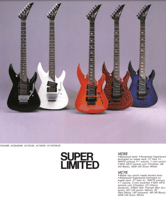 超希少 Tokai VC-55 Vivian Campbell 27フレット Tokai VC-55 Vivian Campbell signature de 1987-1989 de segunda mano