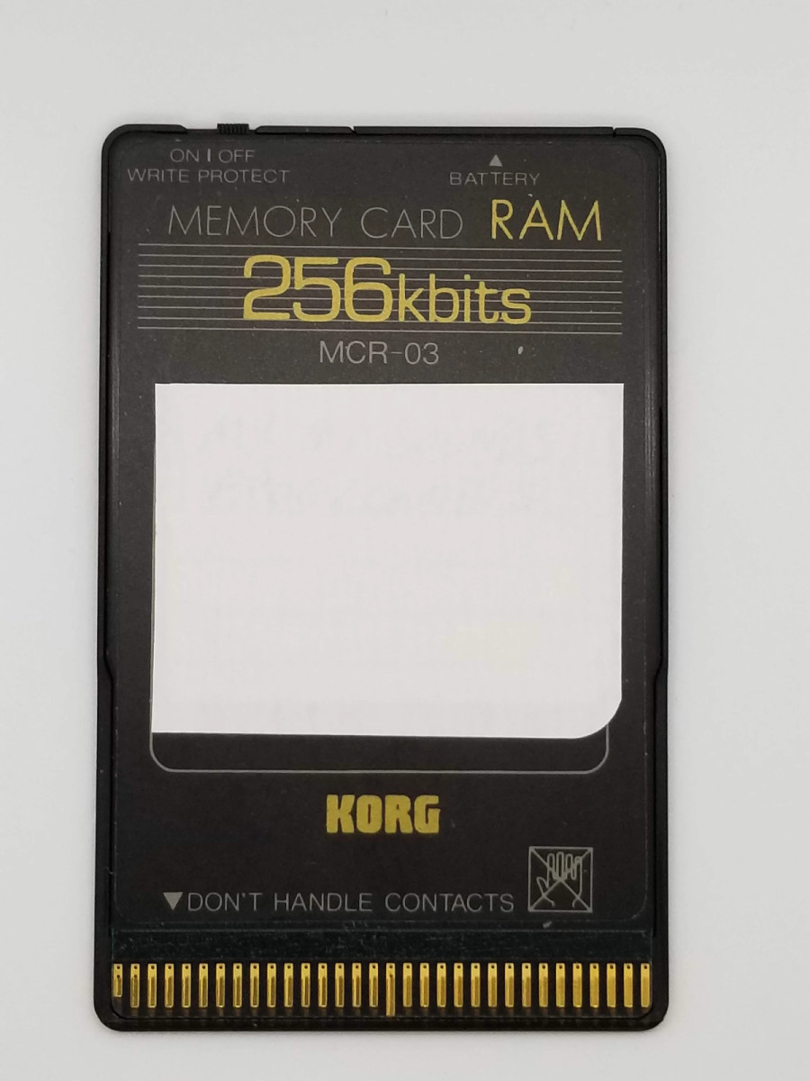 Compro: Tarjeta de memoria Korg RAM, MCR-03 en Huesca