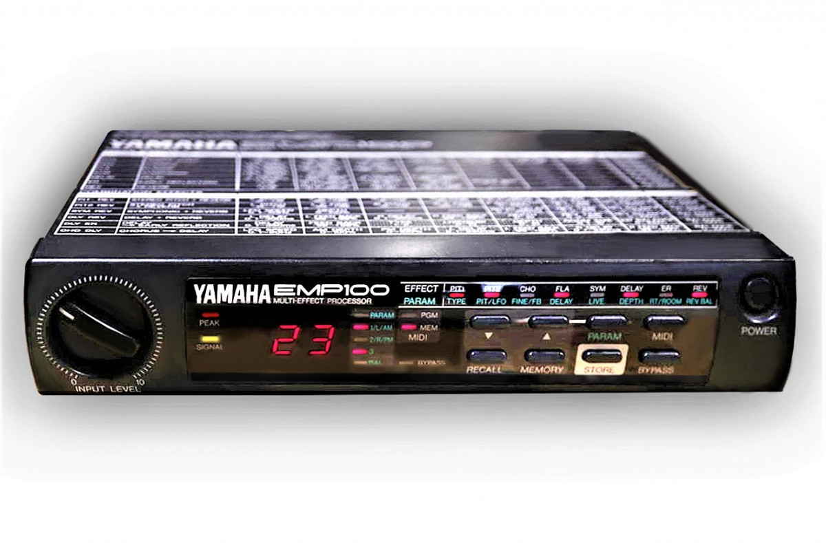 PROCESADOR DE EFECTOS DE AUDIO YAMAHA: Pitch, Chorus, Flange, Symphonic,  Delay, Reverb, Early Reflection.