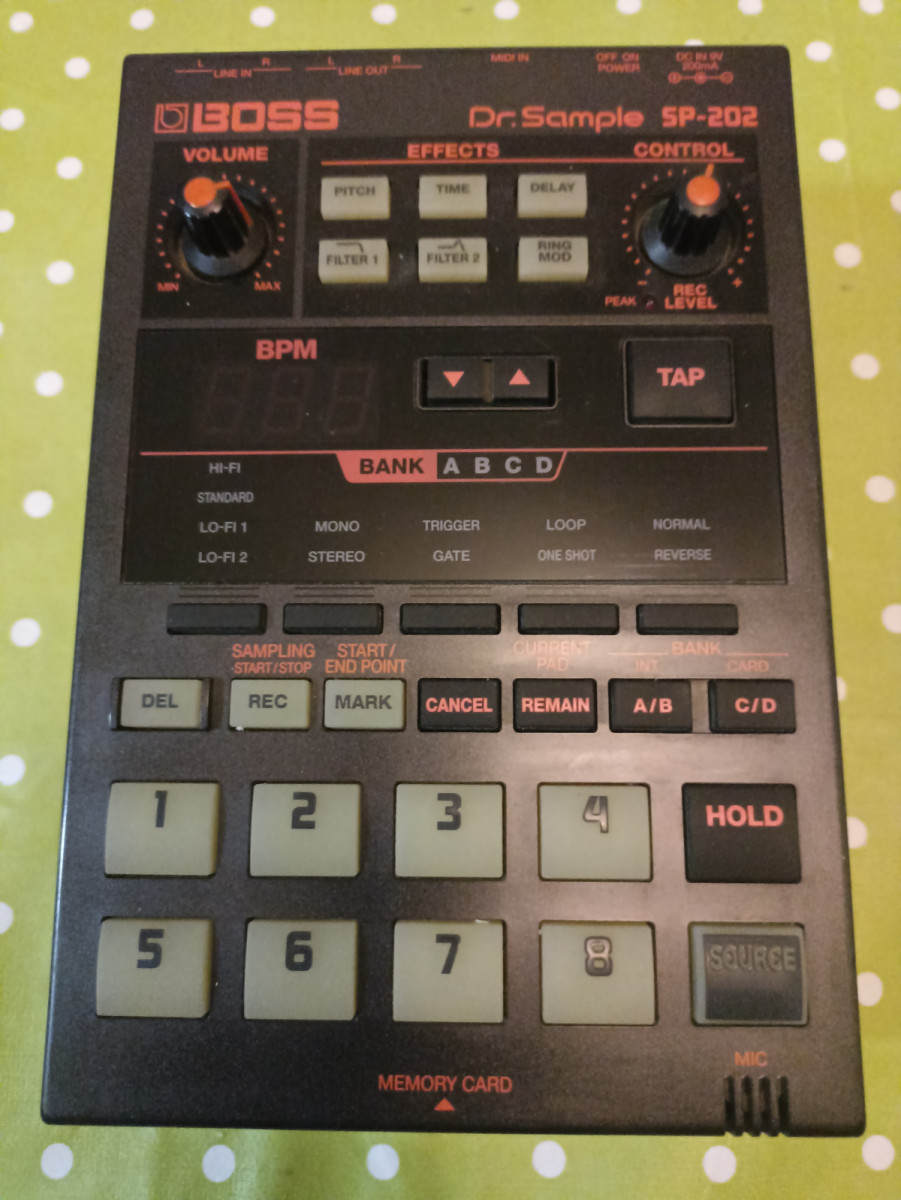 Sampler Roland/Boss SP202 de segunda mano por 320 € en Madrid