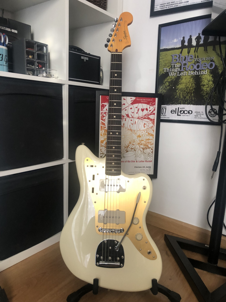 Squier Jazzmaster Jmascis con funda de segunda mano por 399 € en Valencia |  Guitarristas.info
