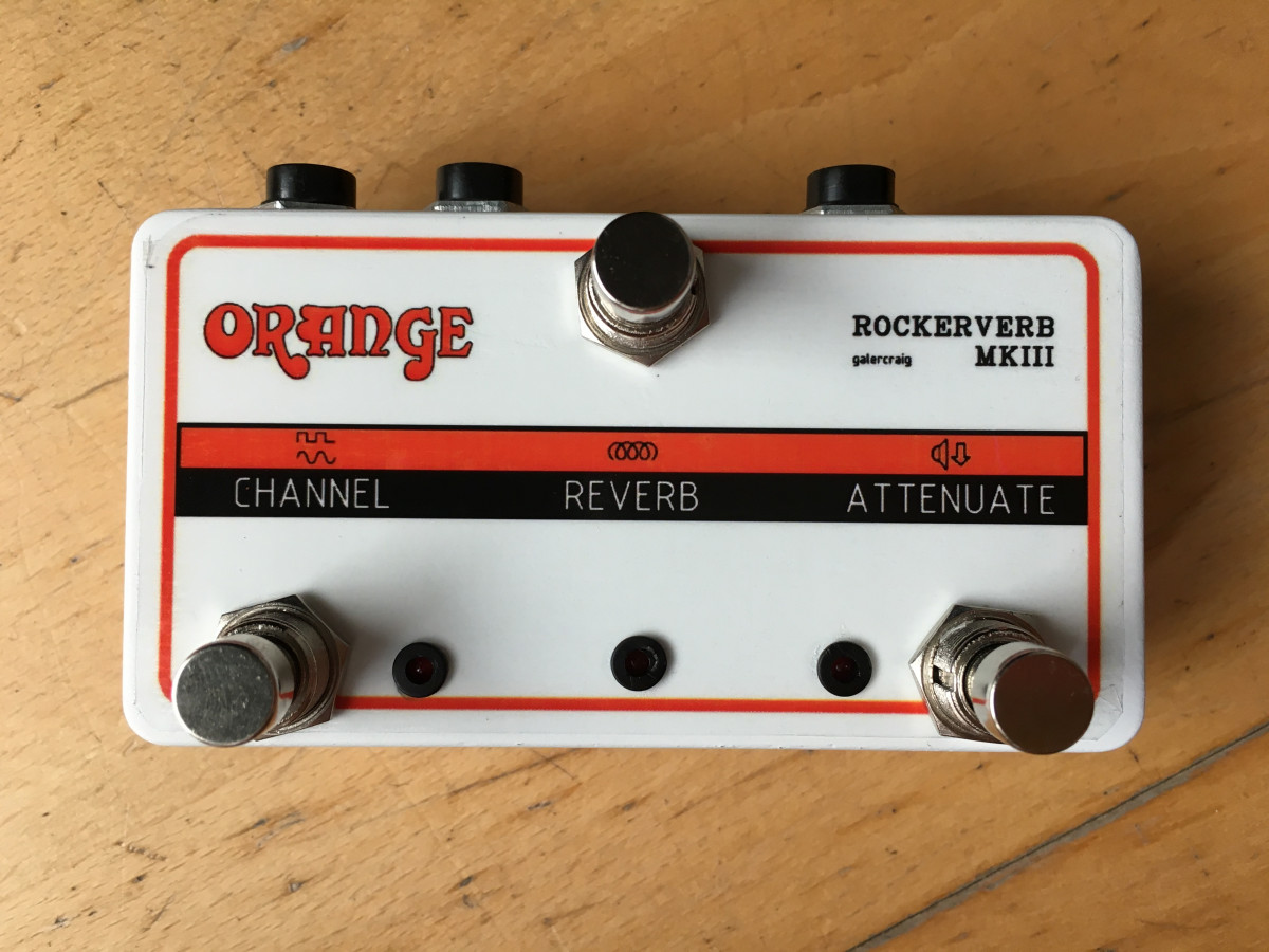 orange rockerverb footswitch