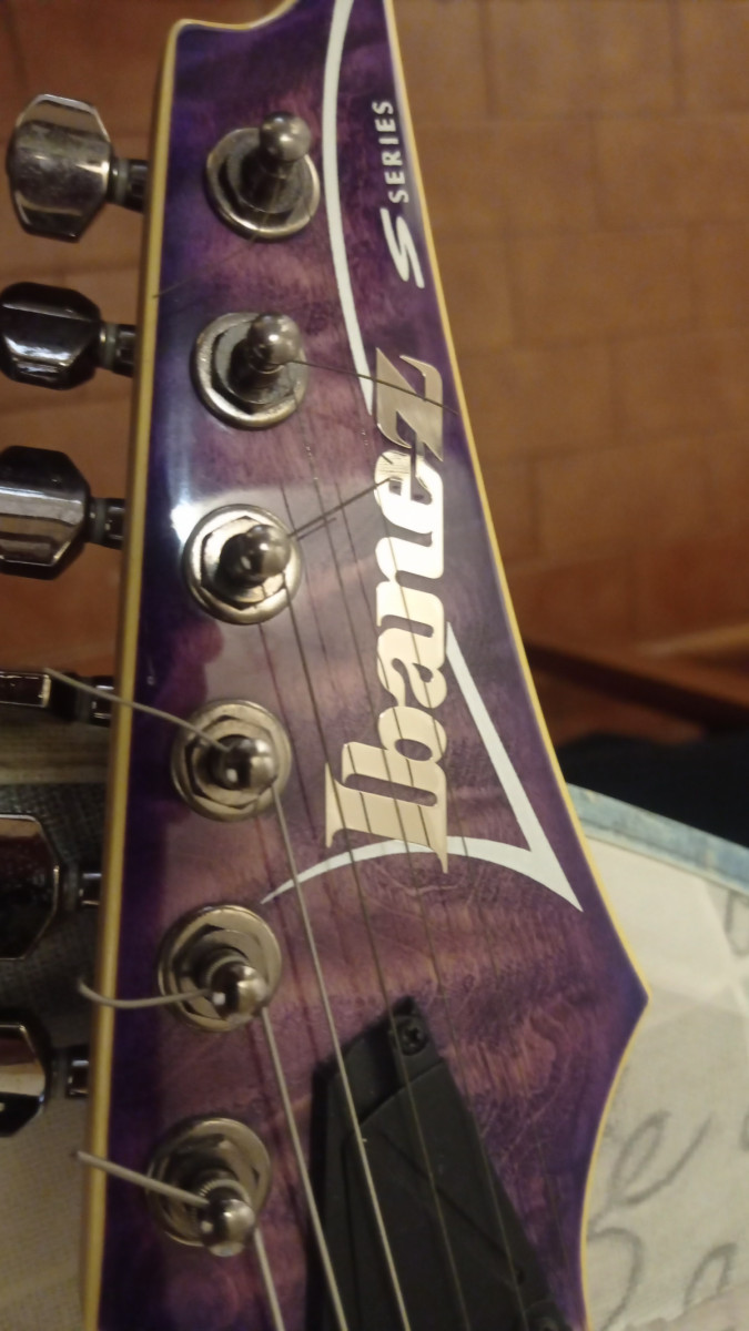 ibanez s570dxqm purple