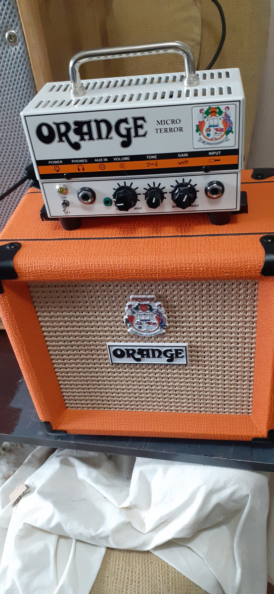 Orange Micro Terror Head and PPC108 Cabinet