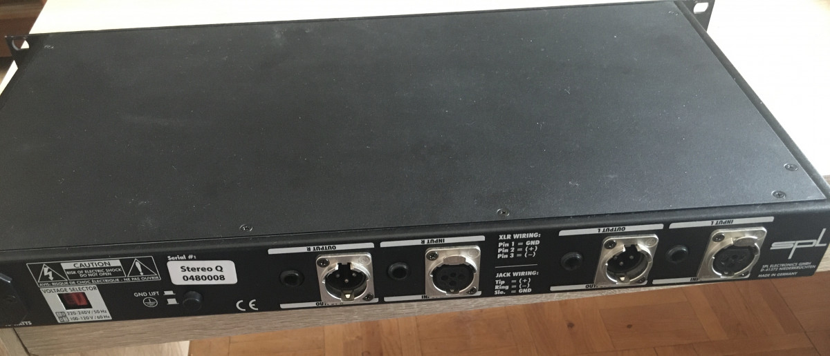 SPL Stereo Q Mastering Equalizer de segunda mano por 830 € en Madrid |  Hispasonic